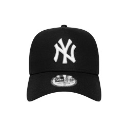 New Era Gorra New York Yankees MLB League Essential 9FORTY E-Frame Negro Blanco Black