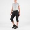 Campagnolo Pantalón Capri Pirata Negro Mujer