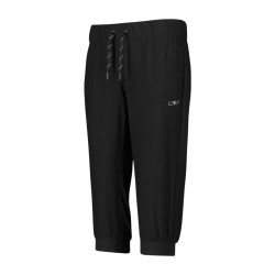 Campagnolo Pantalón Capri Pirata Negro Mujer