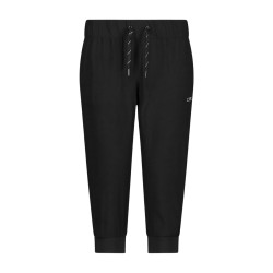 Campagnolo Pantalón Capri Pirata Negro Mujer