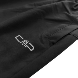 Campagnolo Pantalón Capri Pirata Negro Mujer