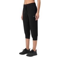 Campagnolo Pantalón Capri Pirata Negro Mujer