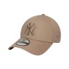 New Era Gorra New York Yankees 9FORTY Marrón League Essential