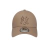 New Era Gorra New York Yankees 9FORTY Marrón League Essential