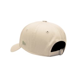 New Era Gorra MLB League Essential LA Dodgers 9FORTY Beige Claro Mujer