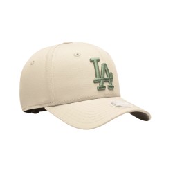 New Era Gorra MLB League Essential LA Dodgers 9FORTY Beige Claro Mujer