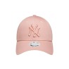 New Era Gorra MLB League Essential New York Yankees 9FORTY Rosa Pastel Mujer