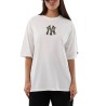 New Era Camiseta Oversized MLB Infill New York Yankees Blanco