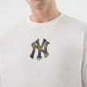 New Era Camiseta Oversized MLB Infill New York Yankees Blanco