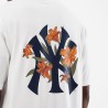 New Era Camiseta Oversized MLB Floral New York Yankees Blanco