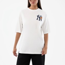New Era Camiseta Oversized MLB Floral New York Yankees Blanco