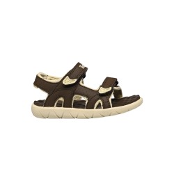 Timberland Sandalia Perkings Row Marrón Beige Dark Brown Niño