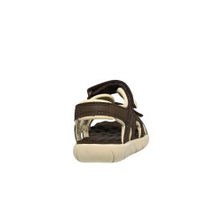 Timberland Sandalia Perkings Row Marrón Beige Dark Brown Niño
