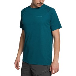 Trangoworld Camiseta Couvet Azul Blue Coral Hombre