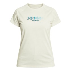 Trangoworld Camiseta Kempsey Crema White Onyx Mujer