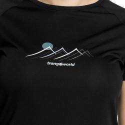 Trangoworld Camiseta Mudgee Negra Caviar Mujer