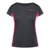 Trangoworld Camiseta Ruente Negra y Rosa Ebony/Pink Glo Mujer