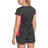 Trangoworld Camiseta Ruente Negra y Rosa Ebony/Pink Glo Mujer