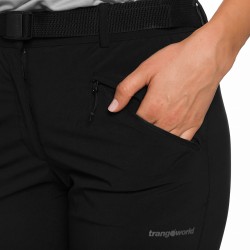 Trangoworld Pantalón Trekking Buhler SF Negro Caviar Mujer