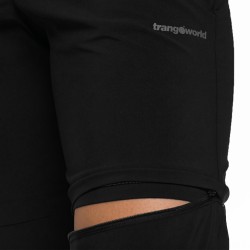 Trangoworld Pantalón Trekking Buhler SF Negro Caviar Mujer