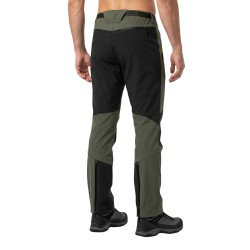 Trangoworld Pantalón Trekking Grisons Verde y Negro Deep Depths Caviar Hombre