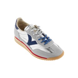Victoria Zapatilla Saturno Azul Plata Mujer