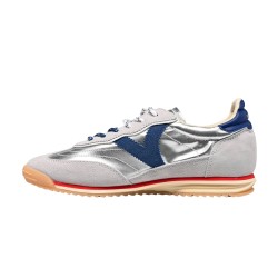 Victoria Zapatilla Saturno Azul Plata Mujer