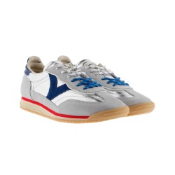 Victoria Zapatilla Saturno Azul Plata Mujer