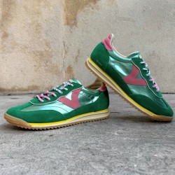 Victoria Zapatilla Saturno Verde Rosa Jade Mujer