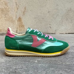 Victoria Zapatilla Saturno Verde Rosa Jade Mujer