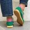 Victoria Zapatilla Saturno Verde Rosa Jade Mujer