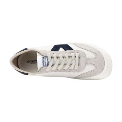 Victoria Zapatilla Barefoot Olmo Blanco Azul Marino Mujer