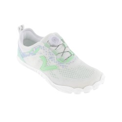 Victoria Zapatilla Barefoot Terratech Blanco Verde Aqua Mujer