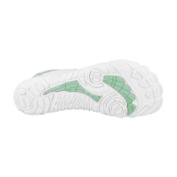 Victoria Zapatilla Barefoot Terratech Blanco Verde Aqua Mujer