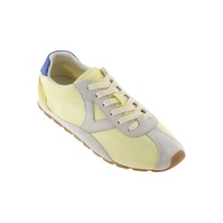 Victoria Zapatilla Aster Gris Amarillo Mujer