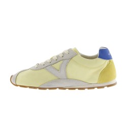 Victoria Zapatilla Aster Gris Amarillo Mujer
