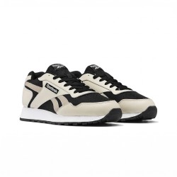 Reebok Zapatilla Glide Negro y Blanco Black White Hombre