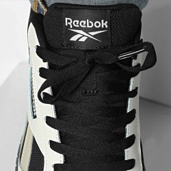 Reebok Zapatilla Glide Negro y Blanco Black White Hombre