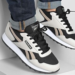 Reebok Zapatilla Glide Negro y Blanco Black White Hombre