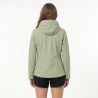Campagnolo Softshell Ligero Jacket Zip Hood Verde Avocado Mujer