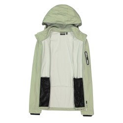 Campagnolo Softshell Ligero Jacket Zip Hood Verde Avocado Mujer