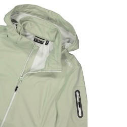 Campagnolo Softshell Ligero Jacket Zip Hood Verde Avocado Mujer