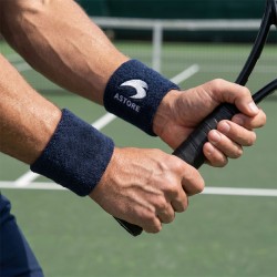 Astore Doble Muñequera Wristband Azul Marino