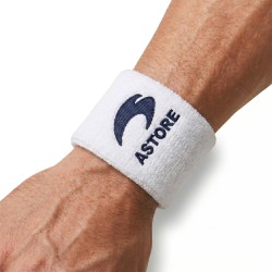 Astore Doble Muñequera Wristband Blanco