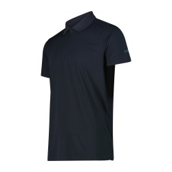 Campagnolo Polo Technical Breathable Outdoor Azul Oscuro Black Blue Hombre