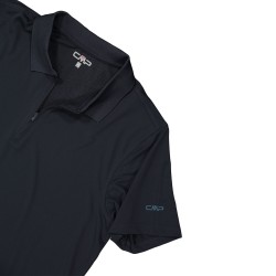 Campagnolo Polo Technical Breathable Outdoor Azul Oscuro Black Blue Hombre