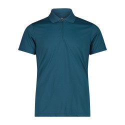 Campagnolo Polo Technical Breathable Outdoor Azul Verdoso Petroleum Hombre