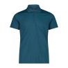 Campagnolo Polo Technical Breathable Outdoor Azul Verdoso Petroleum Hombre
