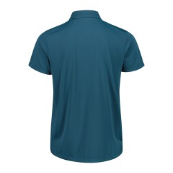 Campagnolo Polo Technical Breathable Outdoor Azul Verdoso Petroleum Hombre