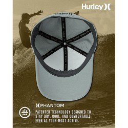 Hurley Gorra Phanto Shores Gris Light Grey Hombre